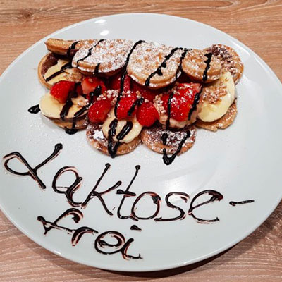 Bubble-Waffel mit Erdbeersosse Creffels Weiden